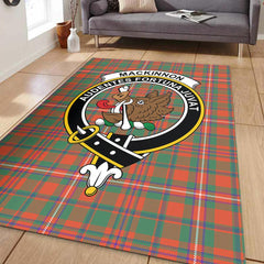 MacKinnon Ancient Tartan Crest Area Rug