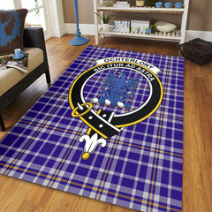 Ochterlony Tartan Crest Area Rug