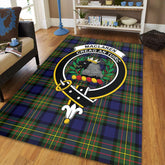 MacLaren Modern Tartan Crest Area Rug