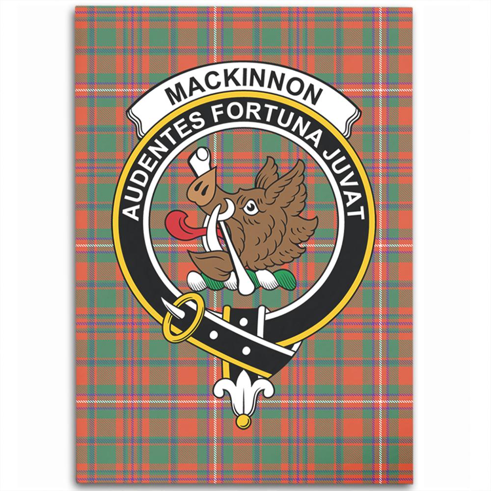 MacKinnon Ancient Tartan Crest Area Rug