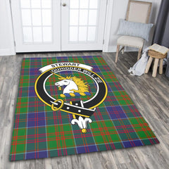 Stewart of Appin Hunting Modern Tartan Crest Area Rug