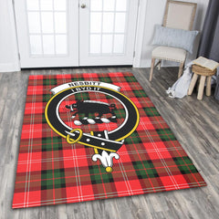 Nesbitt Modern Tartan Crest Area Rug