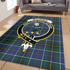 MacInnes Modern Tartan Crest Area Rug