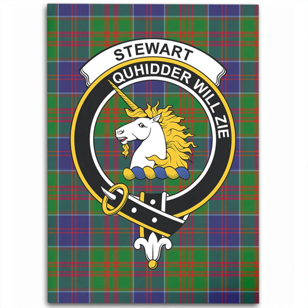 Stewart of Appin Hunting Modern Tartan Crest Area Rug