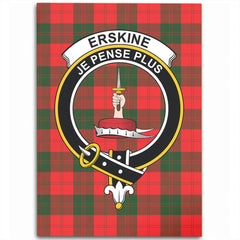 Erskine Modern Tartan Crest Area Rug