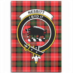 Nesbitt Modern Tartan Crest Area Rug