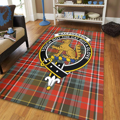 MacPherson Weathered Tartan Crest Area Rug