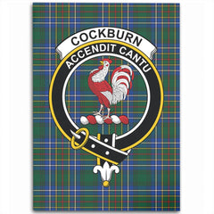 Cockburn Ancient Tartan Crest Area Rug