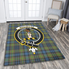 MacLellan Ancient Tartan Crest Area Rug