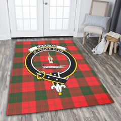 Erskine Modern Tartan Crest Area Rug