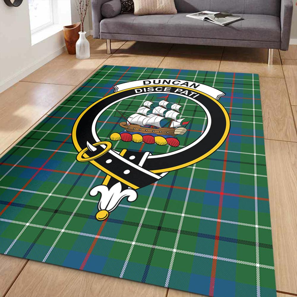Duncan Ancient Tartan Crest Area Rug