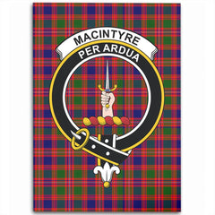 MacIntyre Modern Tartan Crest Area Rug
