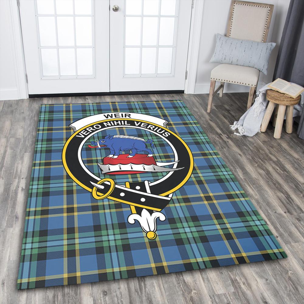 Weir Ancient Tartan Crest Area Rug