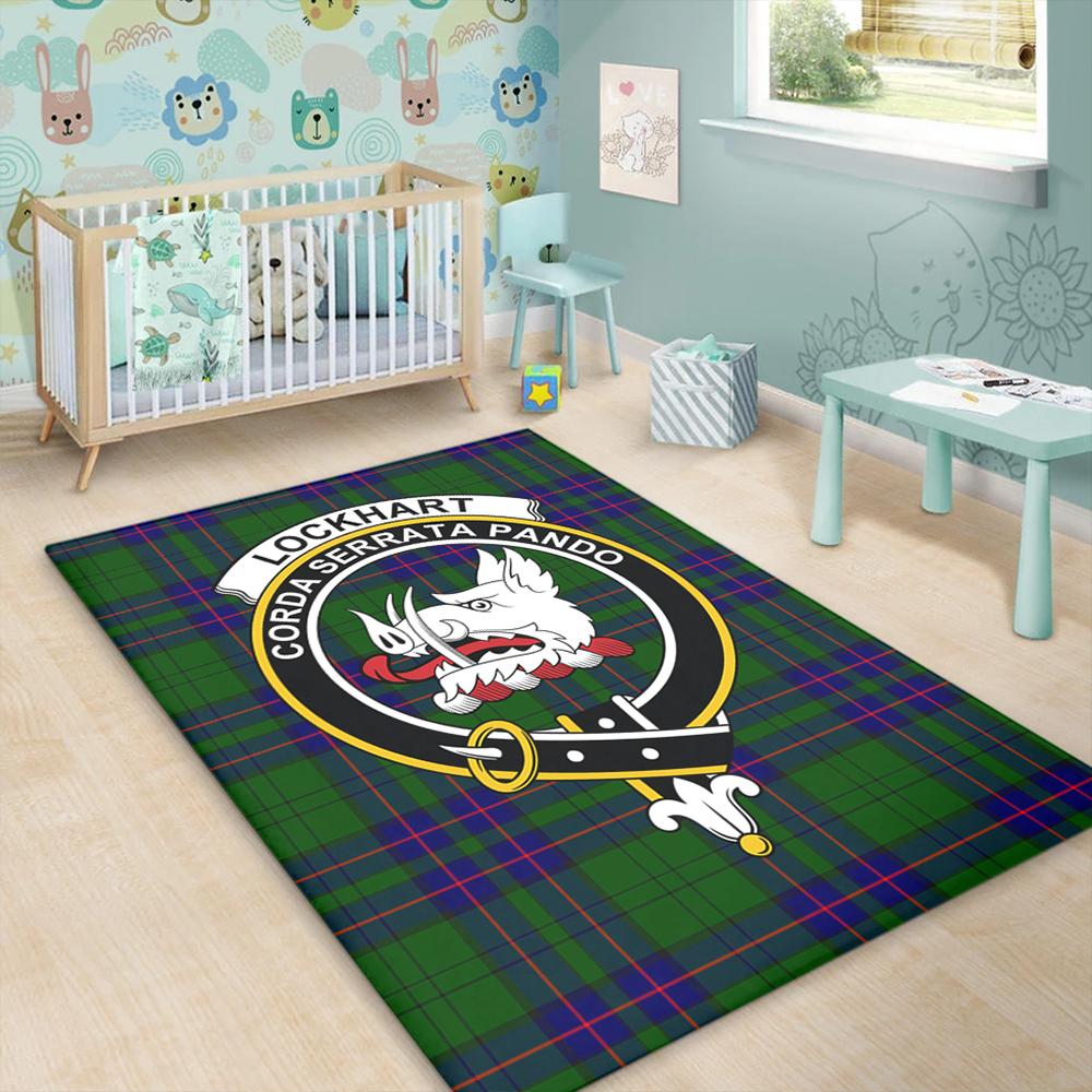 Lockhart Tartan Crest Area Rug