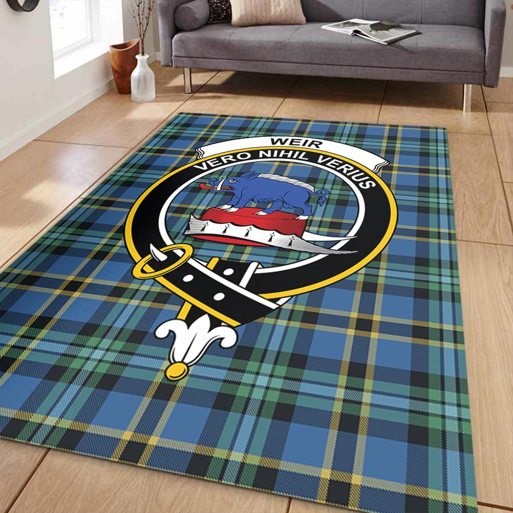 Weir Ancient Tartan Crest Area Rug