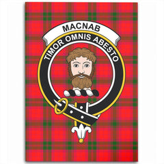 MacNab Modern Tartan Crest Area Rug