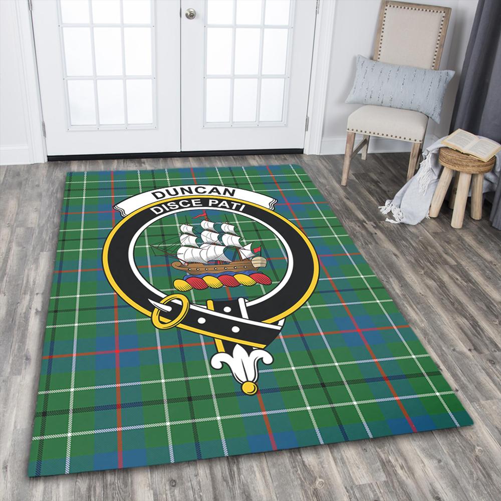 Duncan Ancient Tartan Crest Area Rug