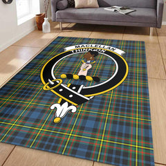MacLellan Ancient Tartan Crest Area Rug