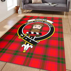 MacNab Modern Tartan Crest Area Rug