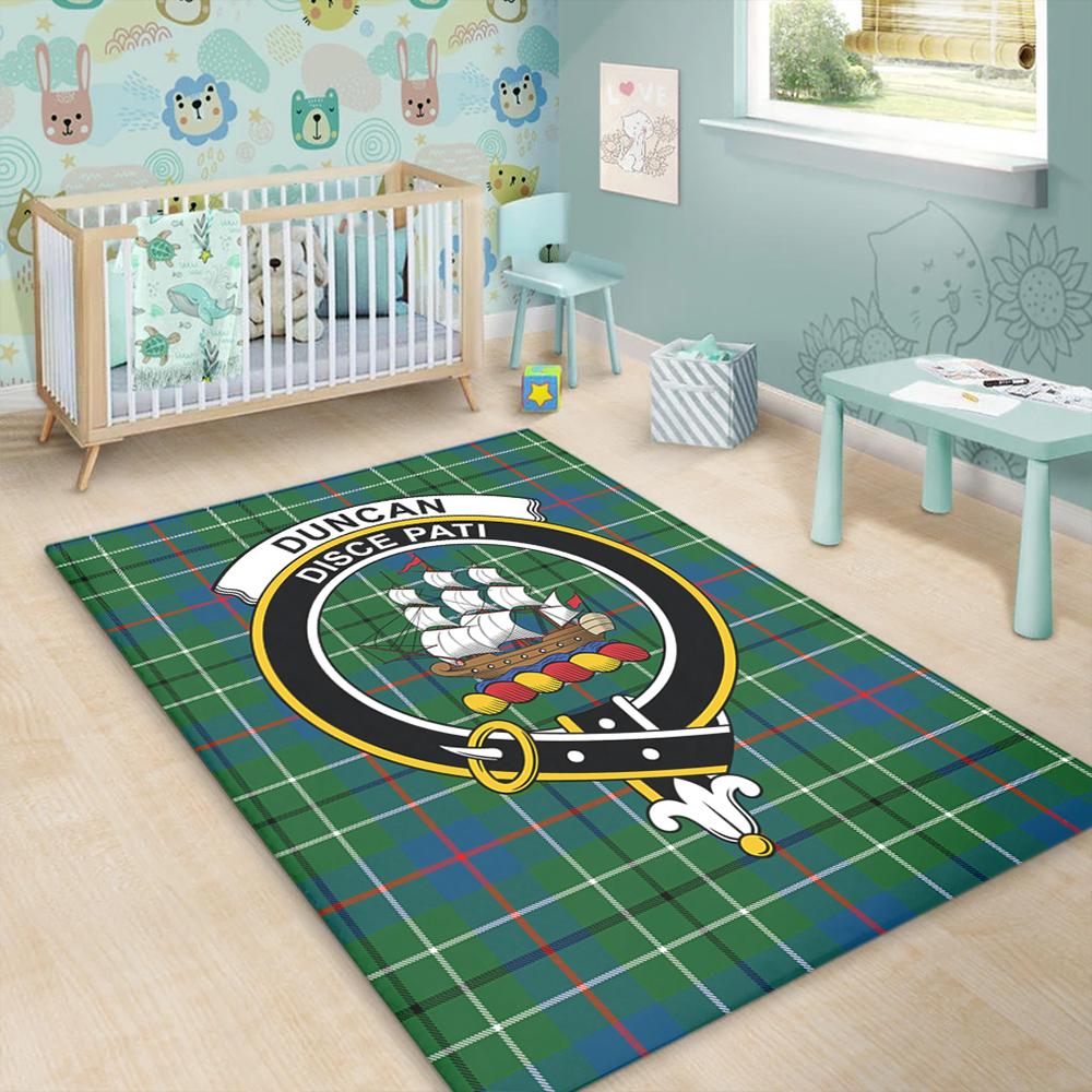 Duncan Ancient Tartan Crest Area Rug