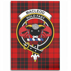 MacLeod of Raasay Tartan Crest Area Rug