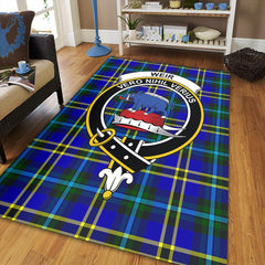 Weir Ancient Tartan Crest Area Rug
