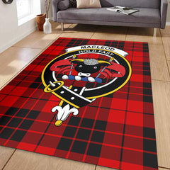 MacLeod of Raasay Tartan Crest Area Rug
