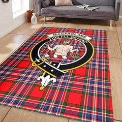 MacFarlane Modern Tartan Crest Area Rug