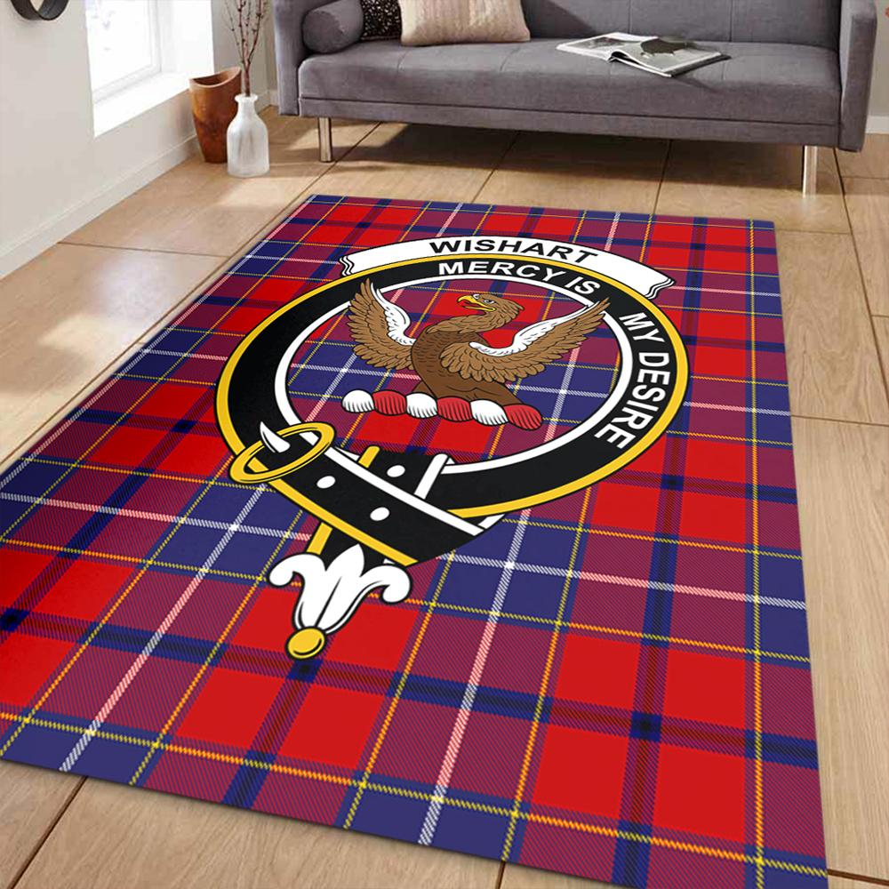 Wishart Dress Tartan Crest Area Rug