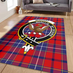 Wishart Dress Tartan Crest Area Rug