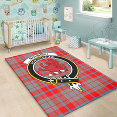 Moubray Tartan Crest Area Rug