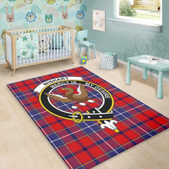Wishart Dress Tartan Crest Area Rug