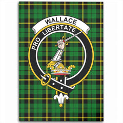Wallace Hunting - Green Tartan Crest Area Rug