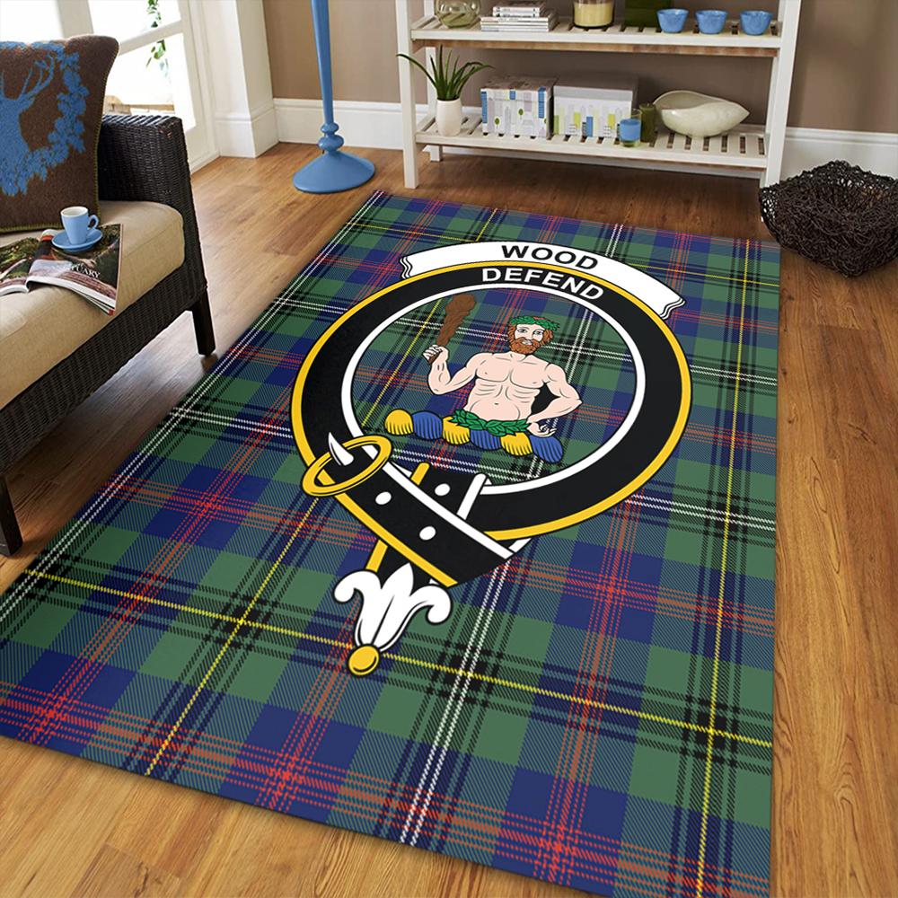 Wishart Dress Tartan Crest Area Rug
