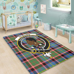 Stirling & Bannockburn District Tartan Crest Area Rug