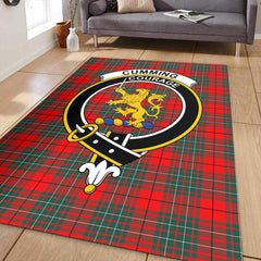 Cumming Modern Tartan Crest Area Rug