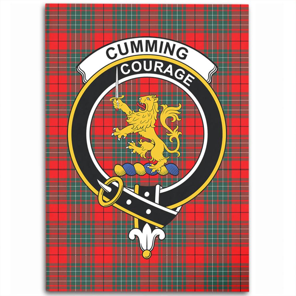 Cumming Modern Tartan Crest Area Rug