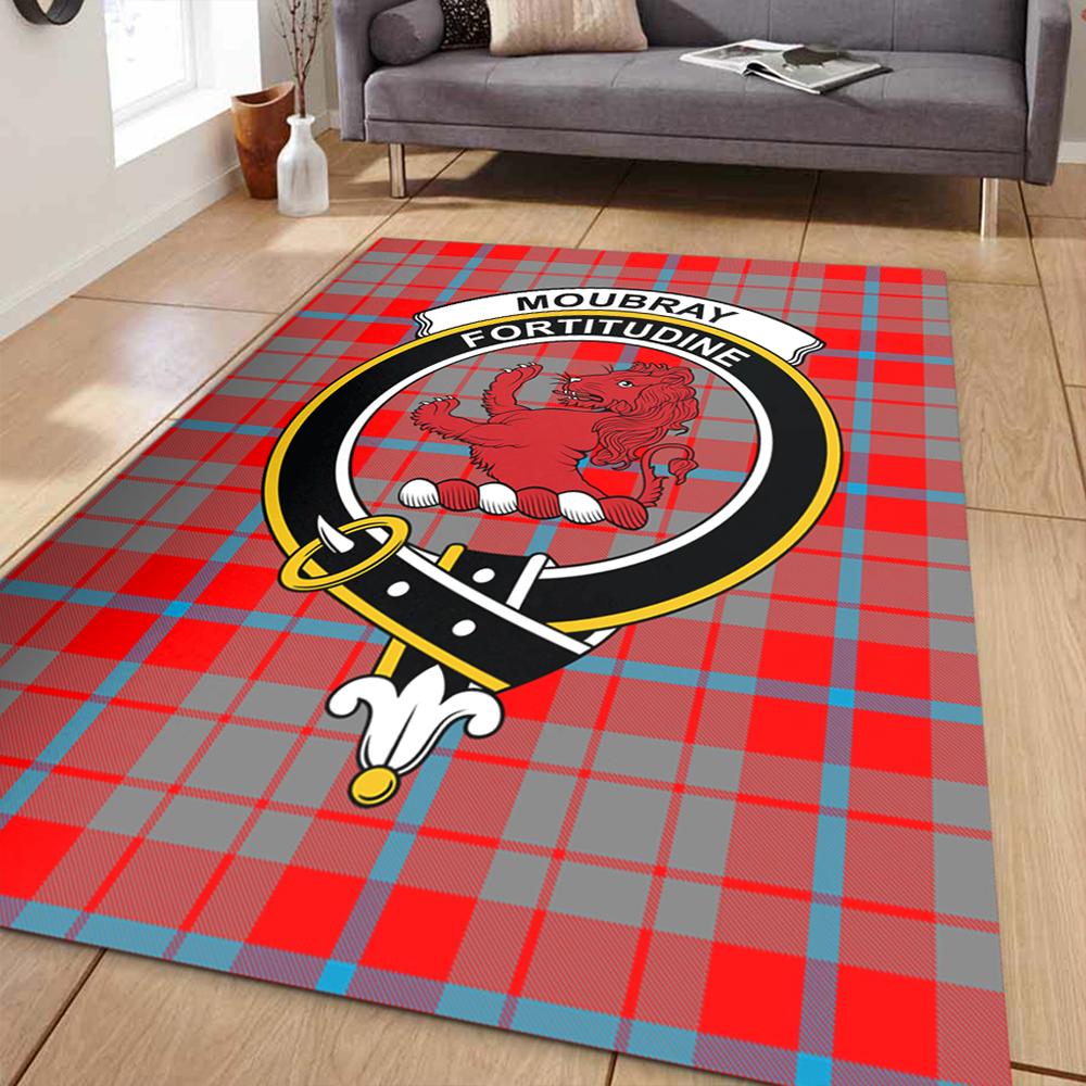 Moubray Tartan Crest Area Rug