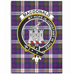 MacDonald Dress Modern Tartan Crest Area Rug