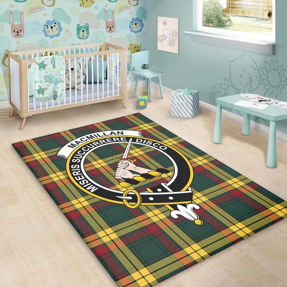 MacMillan Old Modern Tartan Crest Area Rug
