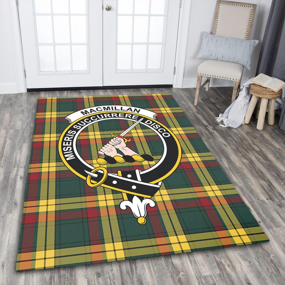 MacMillan Old Modern Tartan Crest Area Rug