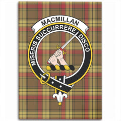 MacMillan Old Weathered Tartan Crest Area Rug