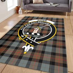 Gunn Weathered Tartan Crest Area Rug
