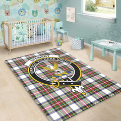 Stewart Dress Modern Tartan Crest Area Rug