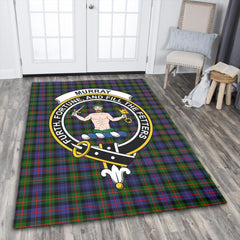 Murray of Atholl Modern Tartan Crest Area Rug