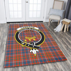 Cameron of Lochiel Ancient Tartan Crest Area Rug