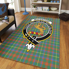 MacKintosh Hunting Ancient Tartan Crest Area Rug