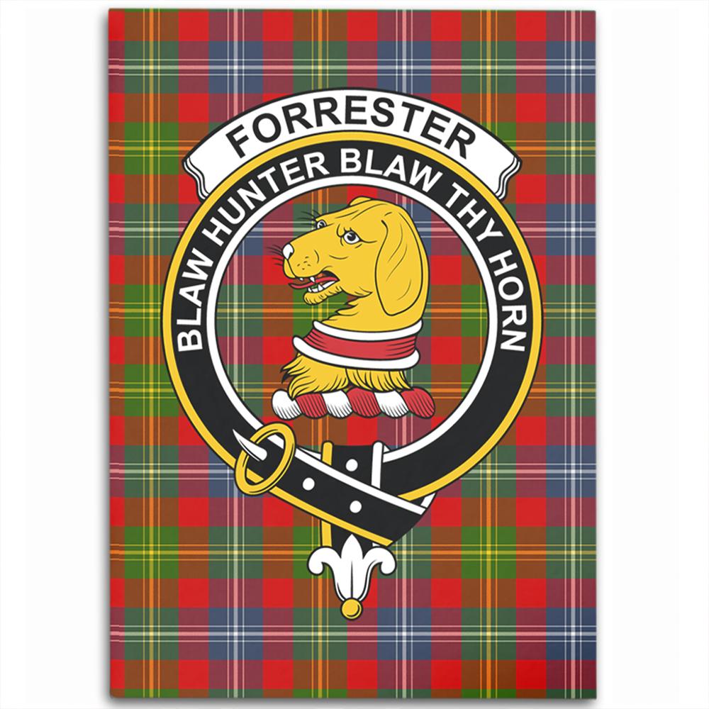 Forrester Tartan Crest Area Rug
