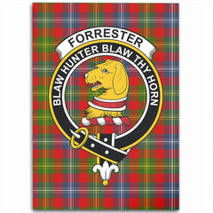Forrester Tartan Crest Area Rug
