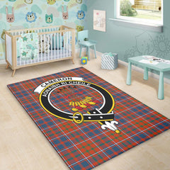 Cameron of Lochiel Ancient Tartan Crest Area Rug